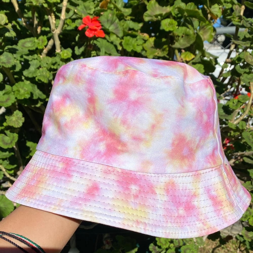 Pink Lemonade Tie Dye Bucket Hat